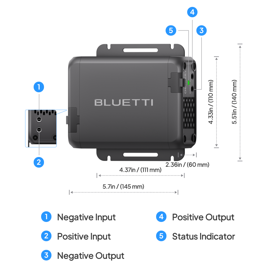 Get Rapid Power with BLUETTI Alternator Charger 1